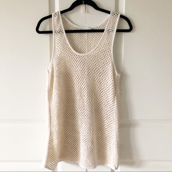 Soft Joie Tops - Soft Joie Crocheted Tank Top/Size Small